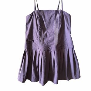 Target blue Pleated Mini Dress with Spaghetti Straps